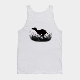 Running Whippet silhouette Tank Top